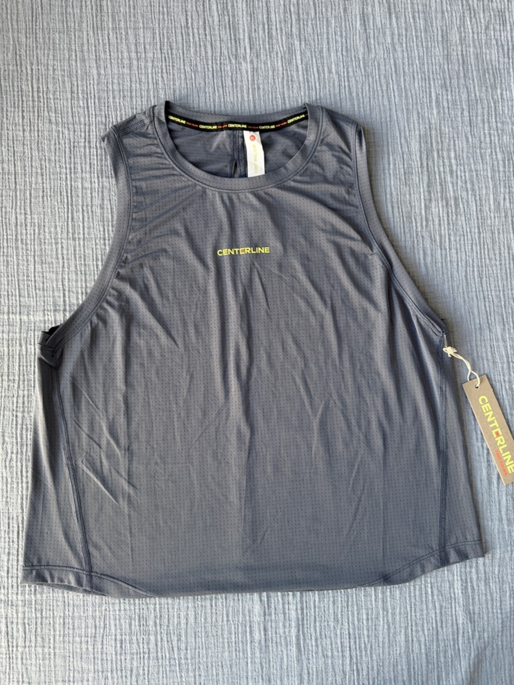 Women’s Gray Tank Top - Lightweight Active Fit-NWT